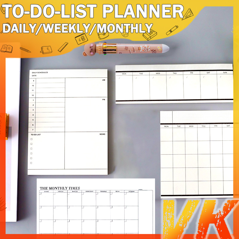 VK Planner Notepad B5 Notebooks Agenda Journal Diary Organizer School