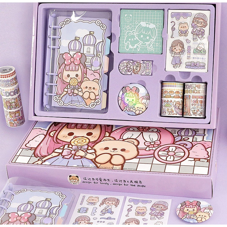 Diary Set Aesthetic Binder Journal Book Birthday Gift Dodo Girl Edition ...