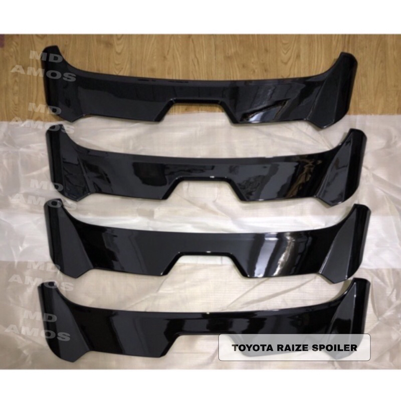 Toyota raize spoiler glossy black hindi na need ipa repaint | Shopee ...