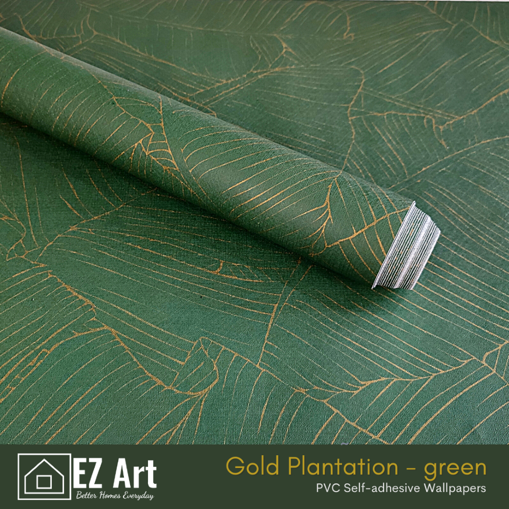 EZ Art Wallpaper 10M*45CM PVC Brilliant Green Collection Self Adhesive