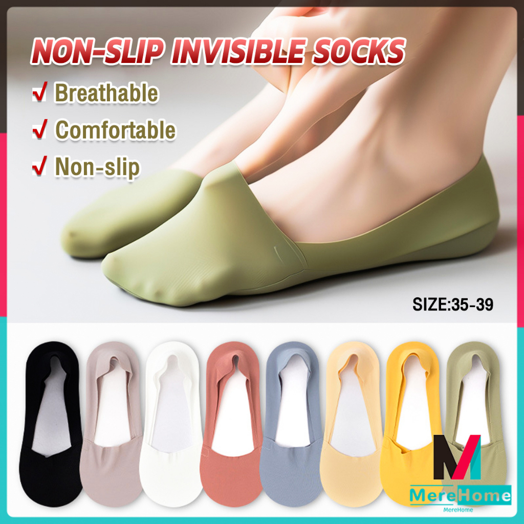 Anti Slip Invisible Cotton Socks