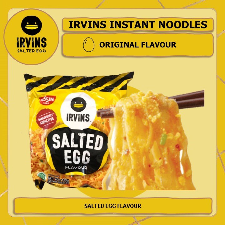 Nissin Irvins Noodles - Original Salted Egg (1pack - 113g) | Shopee ...