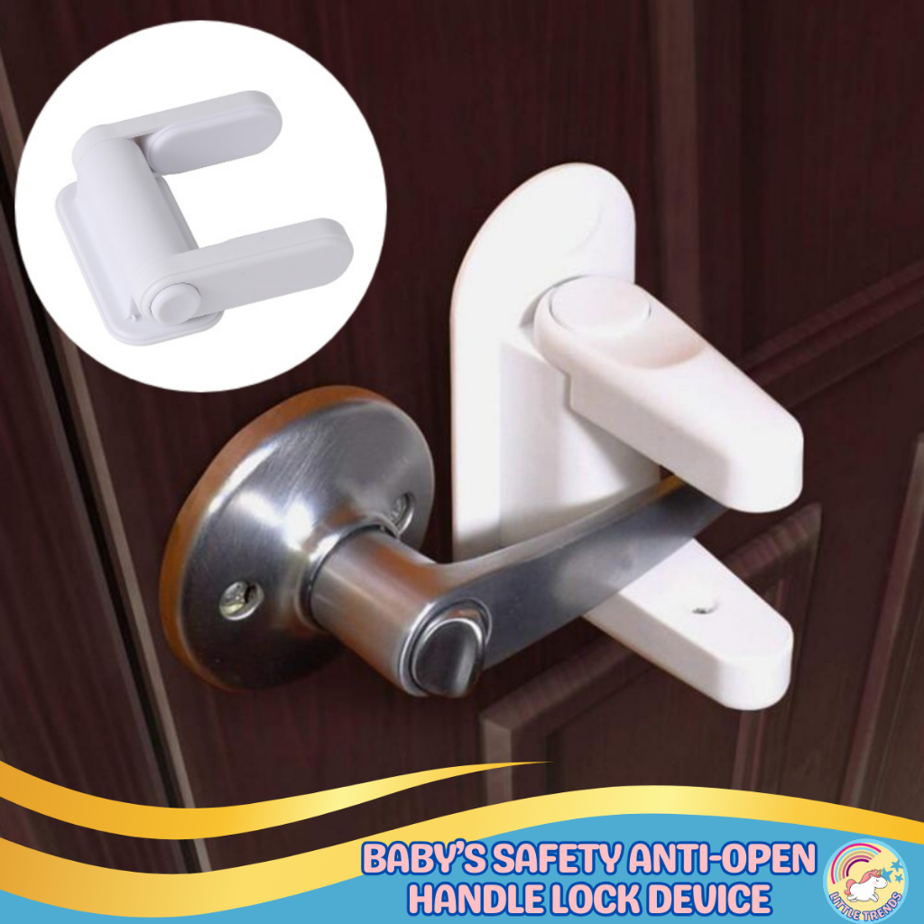 Anti-open Door Handle Lock Device for Baby and Child Safety Lever Lock ...