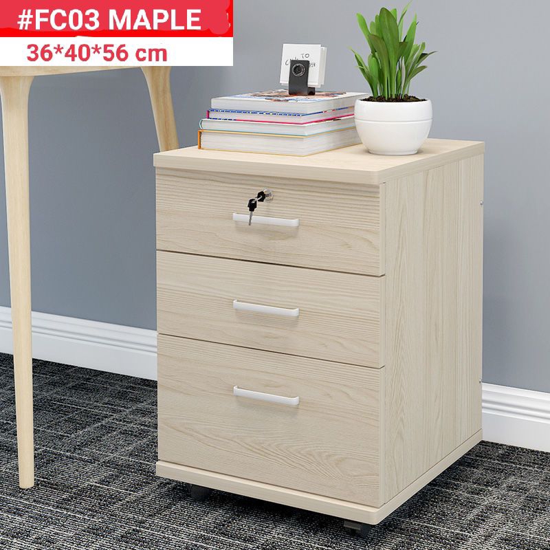NEW! #FCO3 Pedestal drawers with lock and wheels | Shopee Philippines