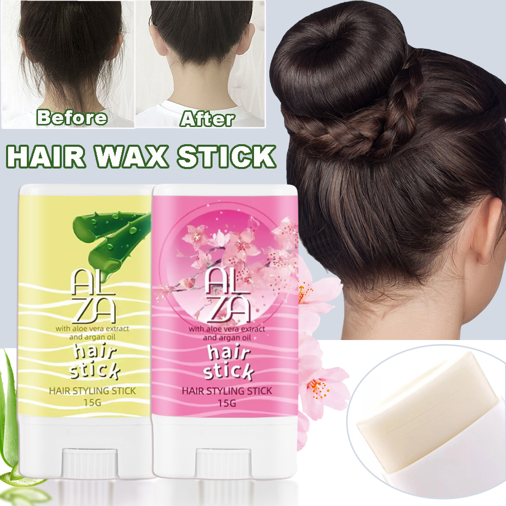 Hair Styling Stick Styling Wax Aloe Vera Extract Argan Oil Sunflower