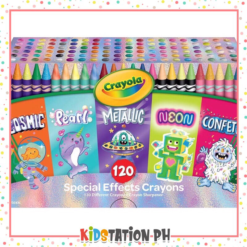 Crayola Special Effects 120 Crayons Shopee Philippines