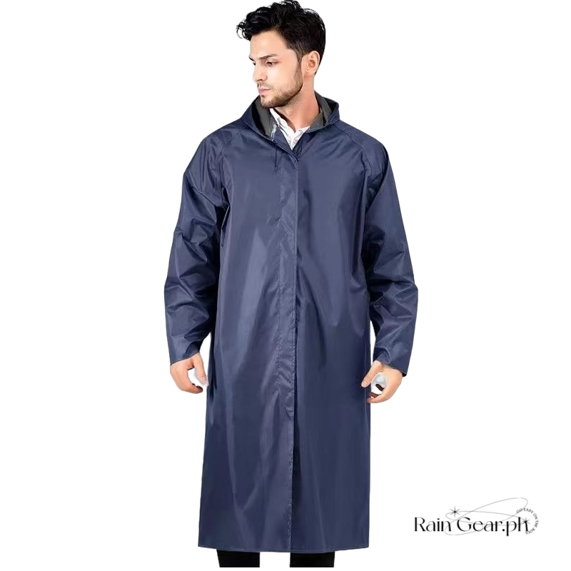 Raincoat Oxford Cloth One Piece Long Raincoat Waterproof Thickened ...