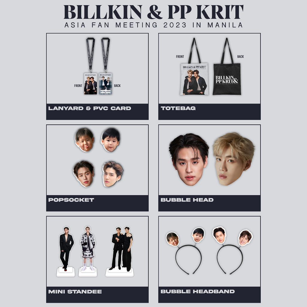 BILLKIN & PP KRIT Asia Fan Meeting 2023 in Manila | Shopee Philippines