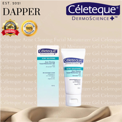 Céleteque Acne Clearing Facial Moisturizer Gel 50mL Shopee Philippines