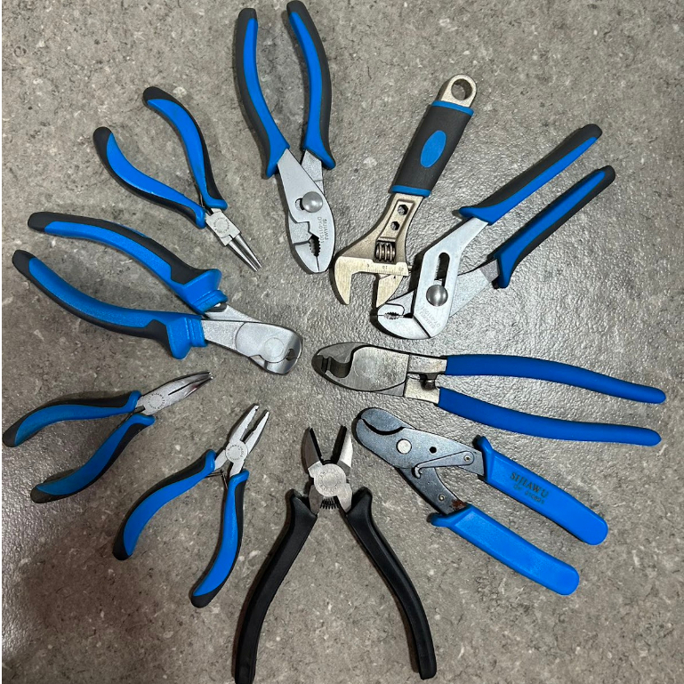 sijawu pliers diagonal plier long nose plier curved nose plier end