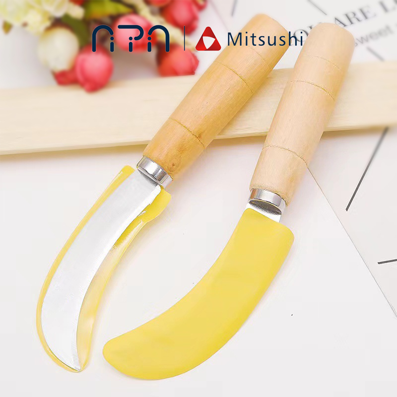 Nipiin Banana Knife Stainless Steel Kitchen Knife Fruit Small Banana