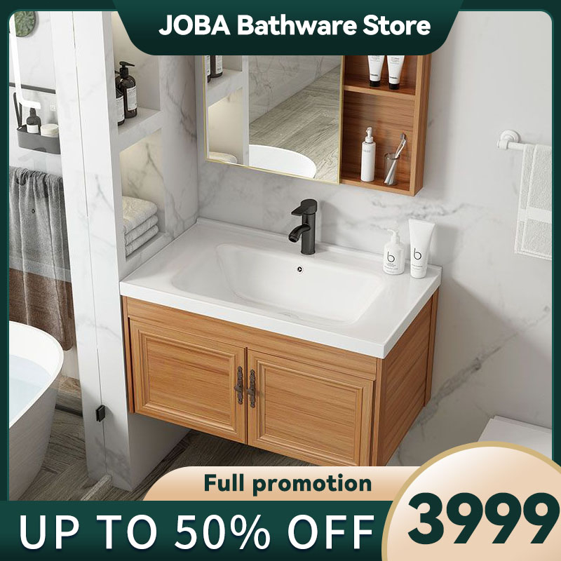 【55*40cm】Bathroom with Mirror Bathroom Sink with vanity