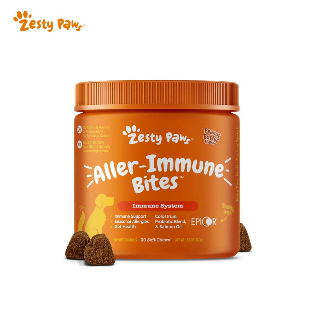 Dog allergy immune clearance bites