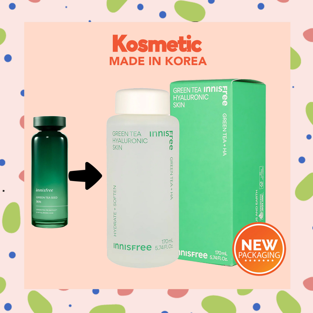 [INNISFREE] Green Tea Seed Skin / Green Tea Hyaluronic Skin