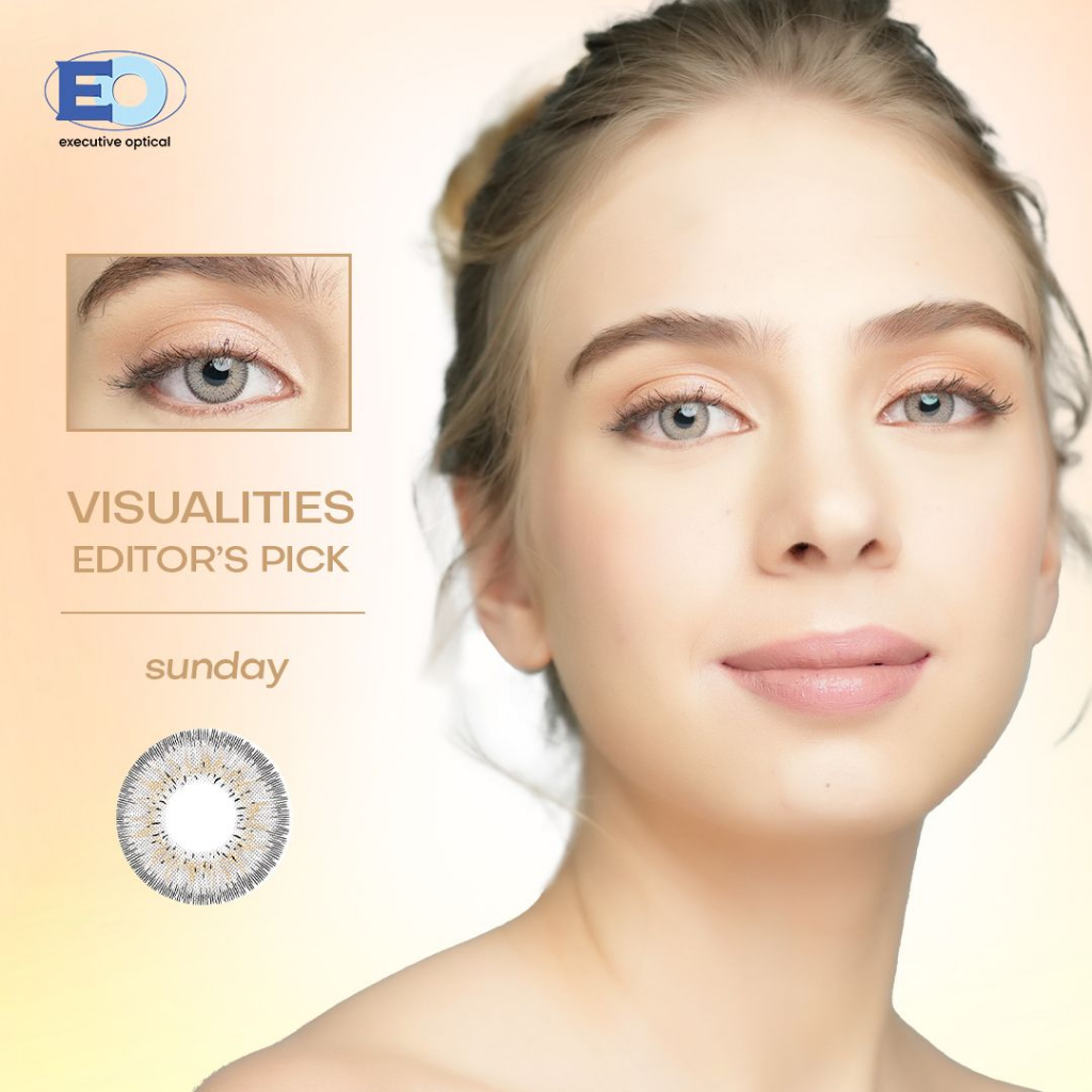 EO Visualities Editor's Pick Colored Graded Contact Lens - Sunday