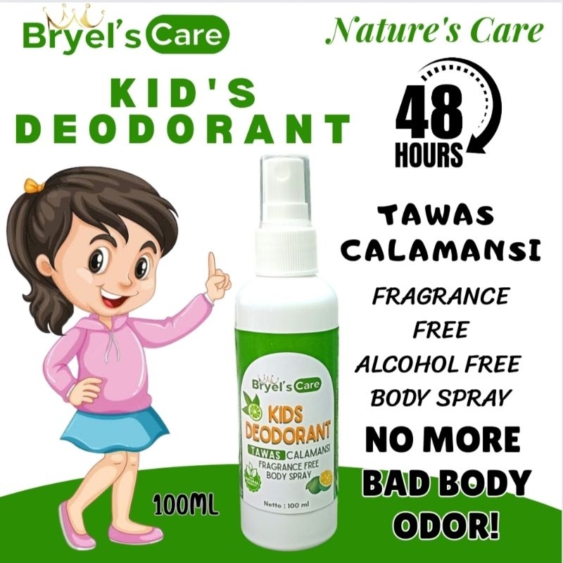 Bryel's Care Kid's Deodorant AntiBody Odor Spray/Whitening Tawas