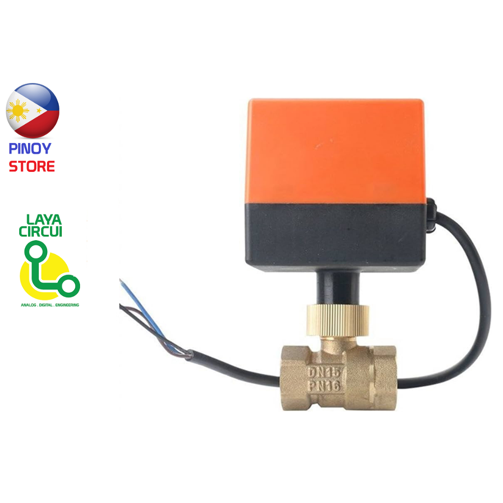 Motorized valve 220Vac Ball valve 1/2" DN15 electrically controlled