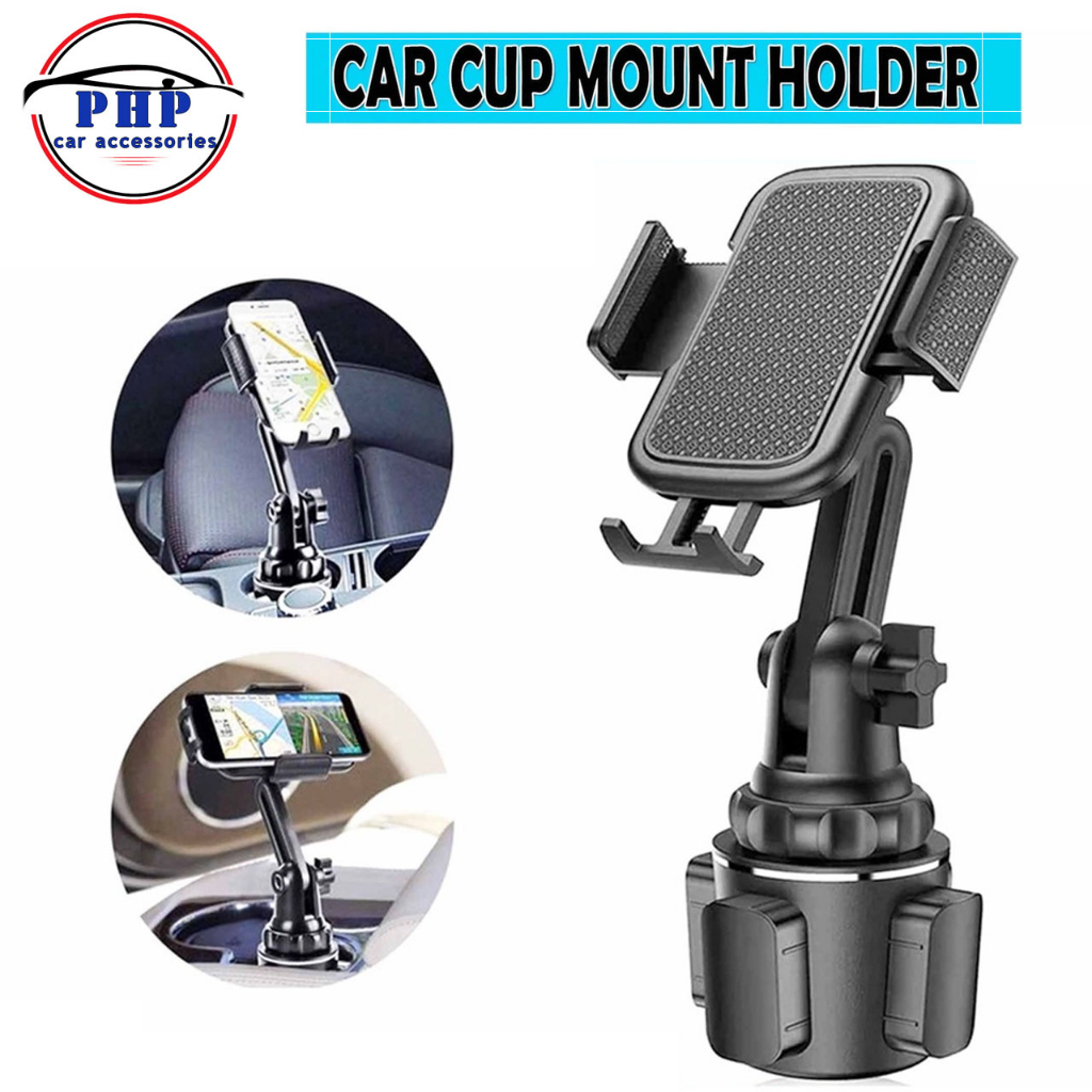 Universal Adjustable Cellphone Car Cup Mount Phone Holder with Extra ...