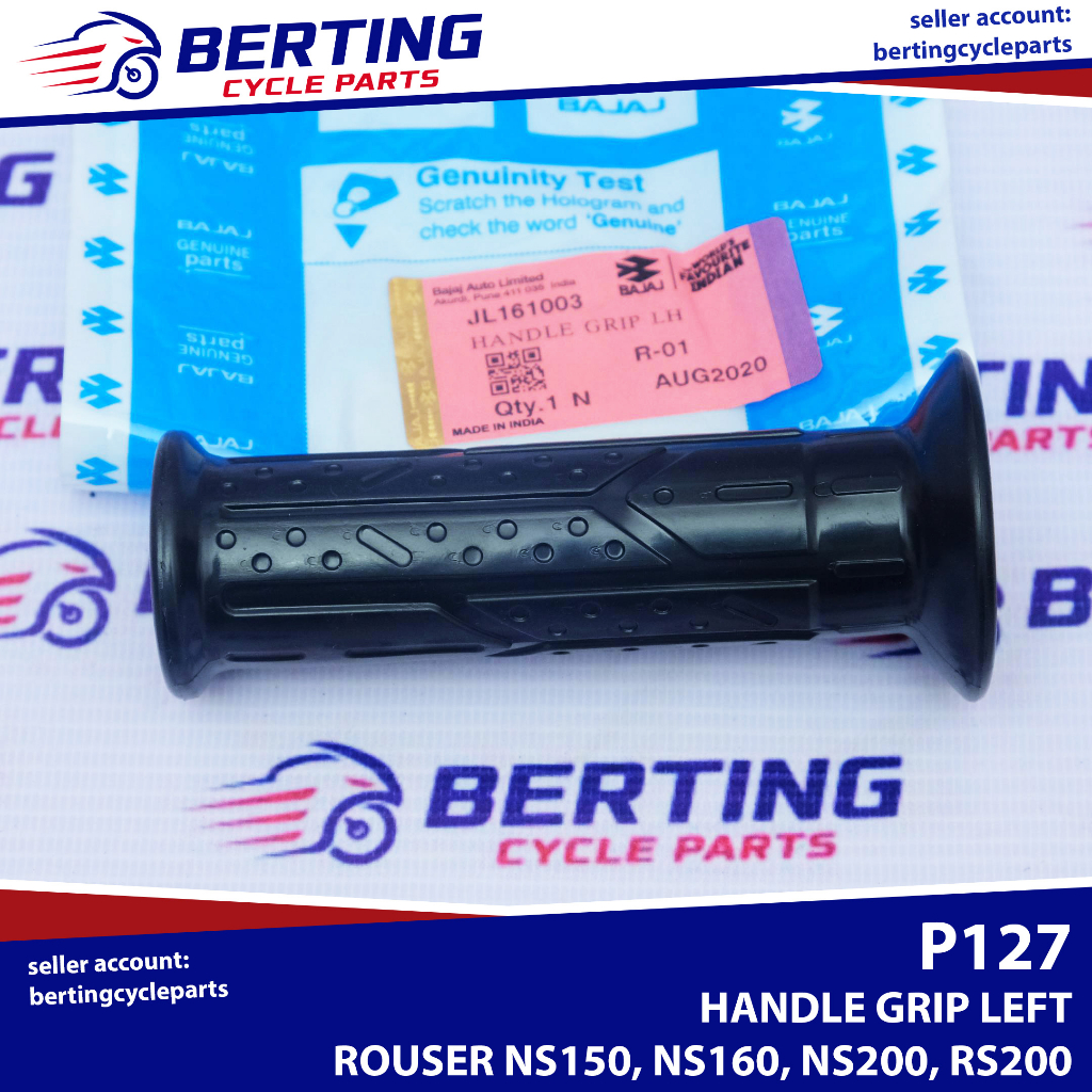 HANDLE BAR GRIP Rouser NS150 NS160 NS200 200NS RS200 Genuine JL161003 ...