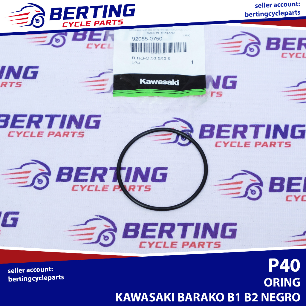 1PC ORING VALVE CAP TAPPET Kawasaki Barako B1 B2 Genuine 92055-112 or ...