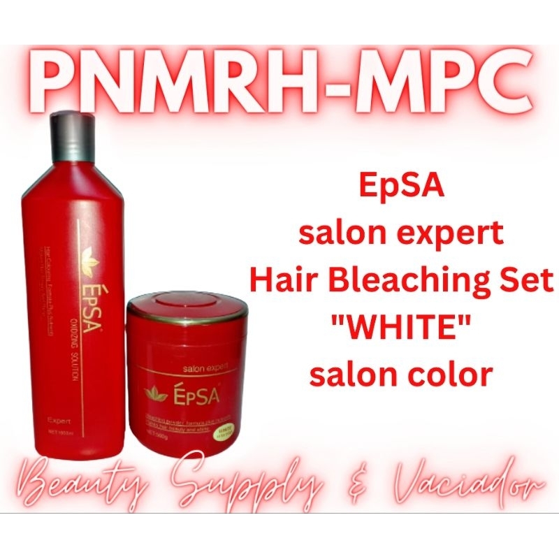 EpSA salon expert Hair Bleaching Set White salon color(1 EpSA Bleach Powder & 1 Oxidizing