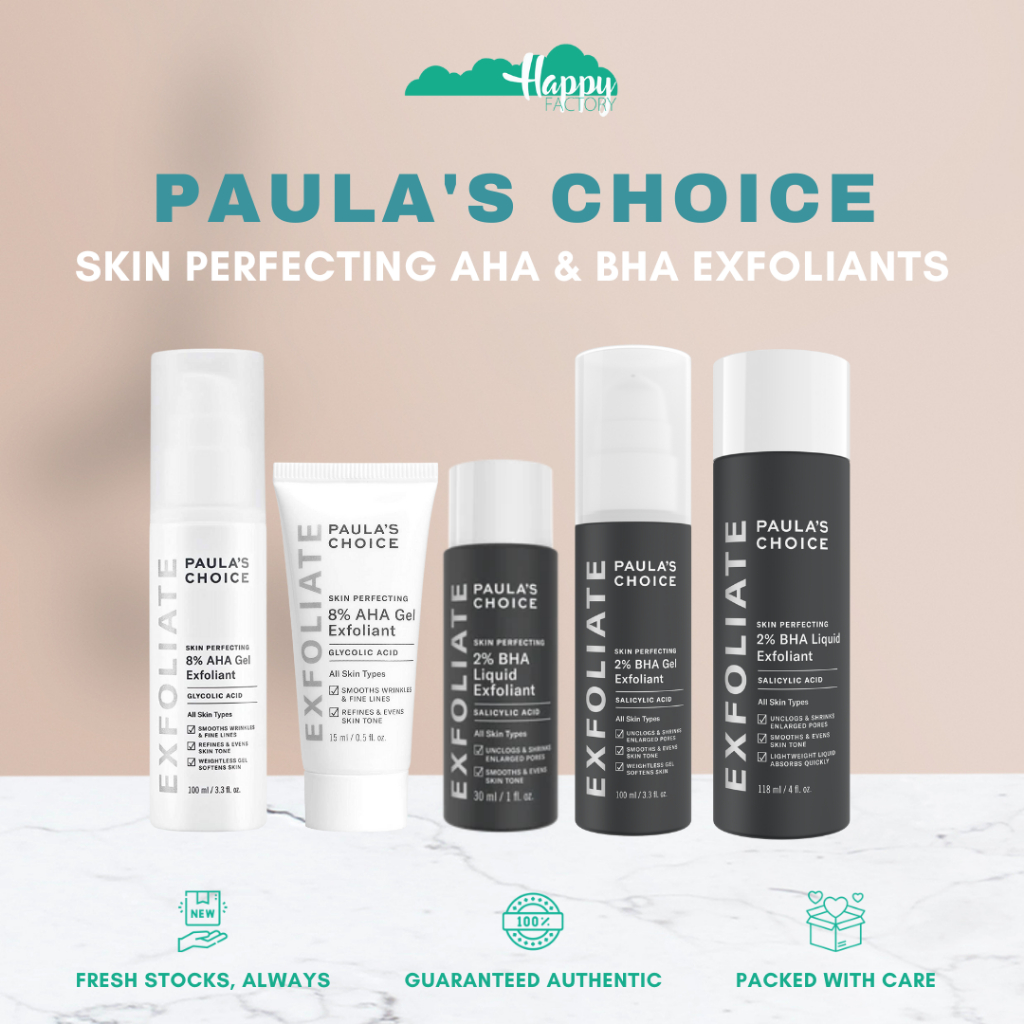 PAULA'S CHOICE AHA BHA Liquid and Gel Expoliant Shopee Philippines
