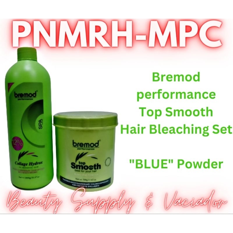 Bremod Top Smooth Hair Bleaching Set Blue Powder (1 Bremod Bleaching