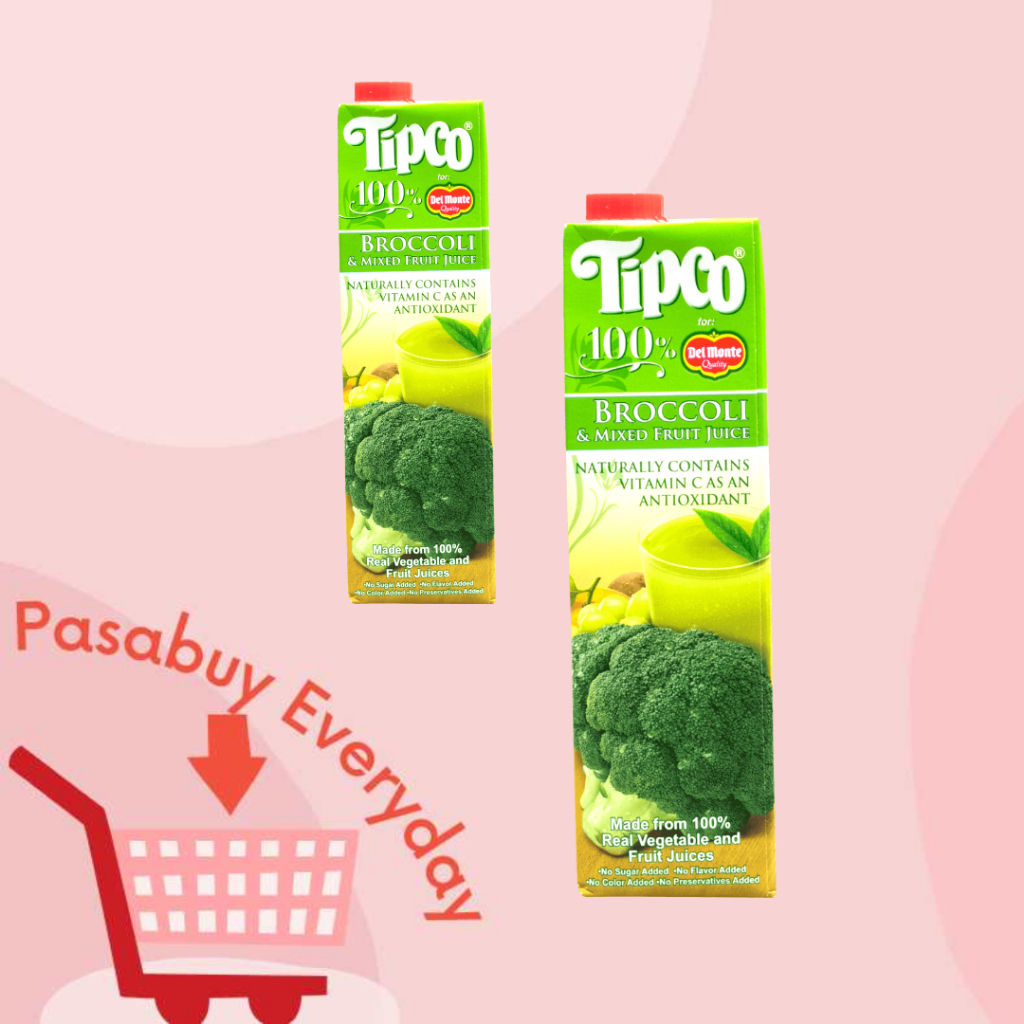 Del Monte Tipco Broccoli & Mixed Fruit Juice 1L Shopee Philippines