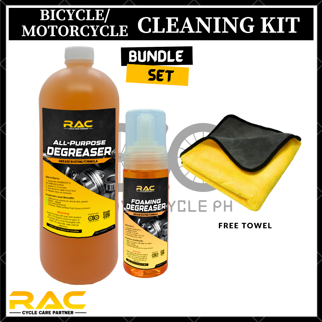 RAC 1Liter AllPurpose Degreaser 150ml Foaming Degreaser Cleaning Kit