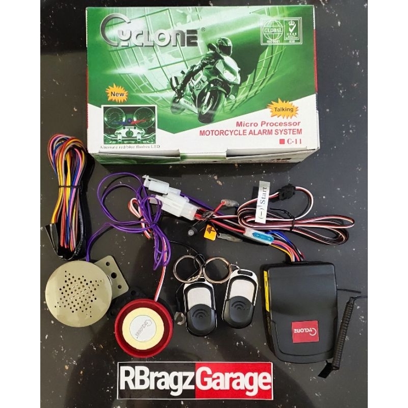 Cyclone Motorcycle Alarm Model C 11 Fit to any Motorcycle Shopee Philippines