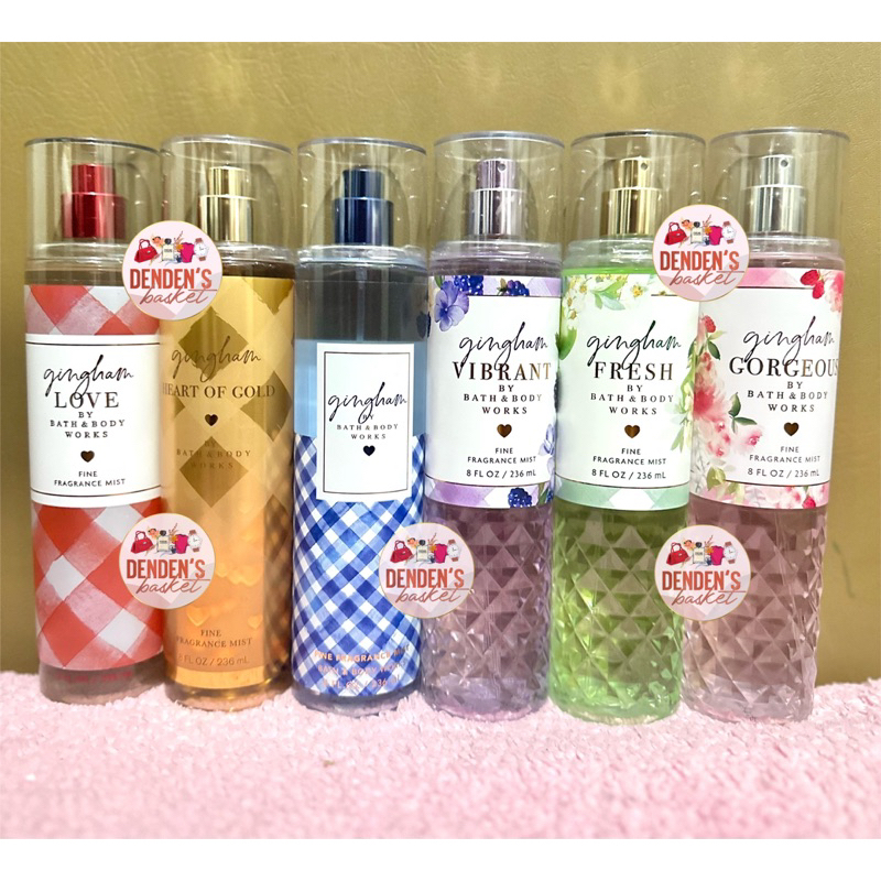 Bath And Body Works Gingham Gingham Fresh Gingham Vibrant Gingham