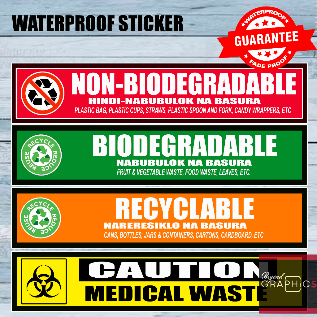 Shop garbage signage for Sale on Shopee Philippines