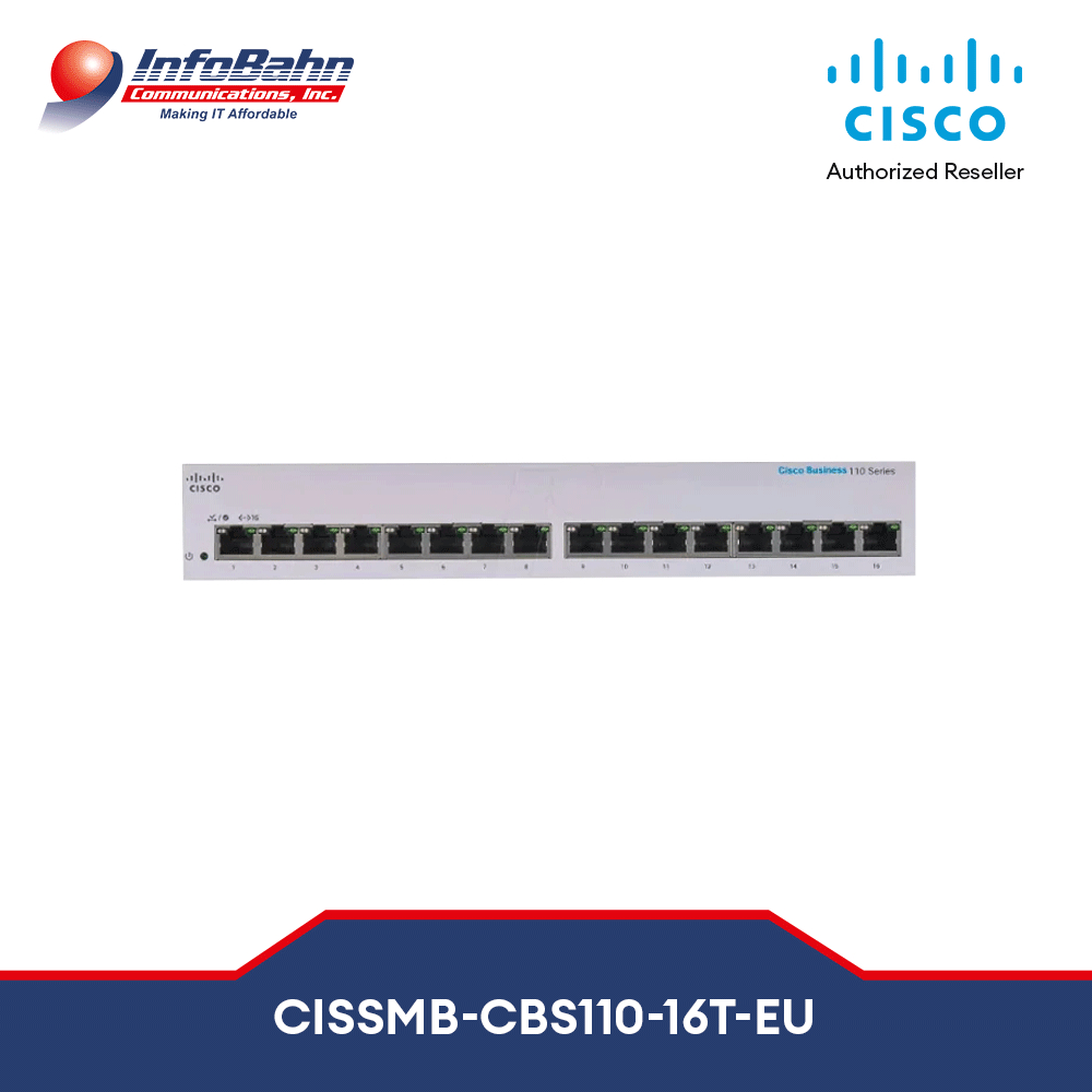 Cisco Cbs 110 16t Unmanaged Switch Cbs110 16t 16 Port Ge Limited Lifetime Protection Infobahn