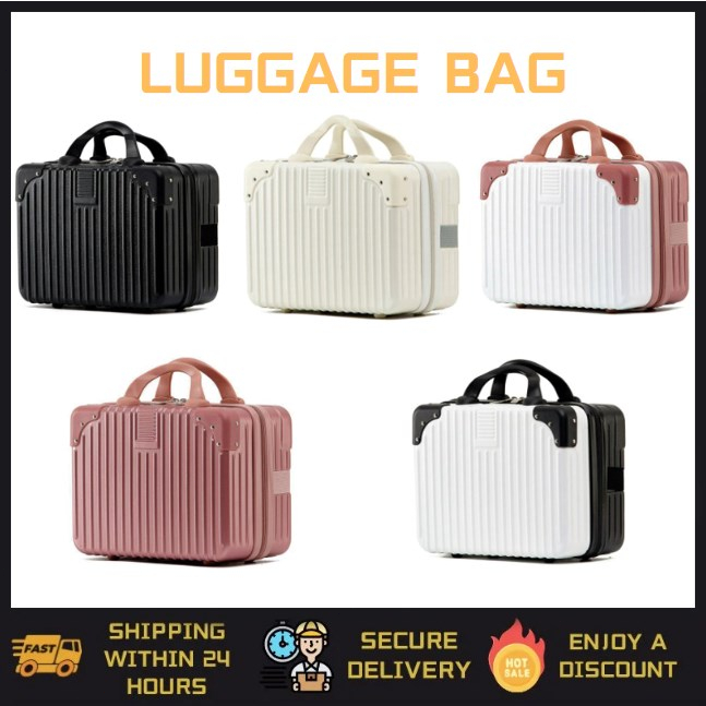14-Inch Mini Suitcase Cosmetics Travel Hand Luggage Portable Suitcase ...