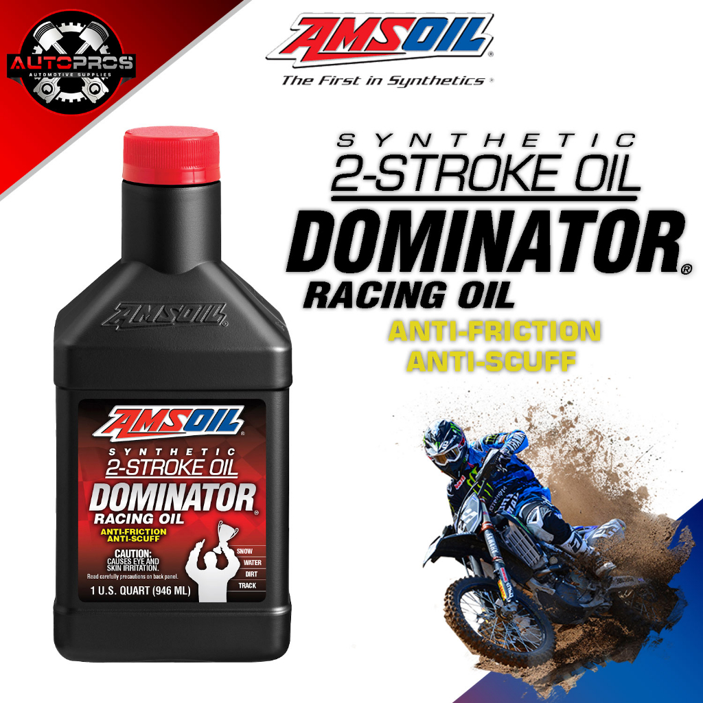 AMSOIL Dominator Synthetic 2-Stroke Racing Engine Oil | Shopee Philippines