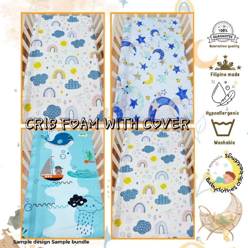 Crib Foam with cover classA uratex Shopee Philippines