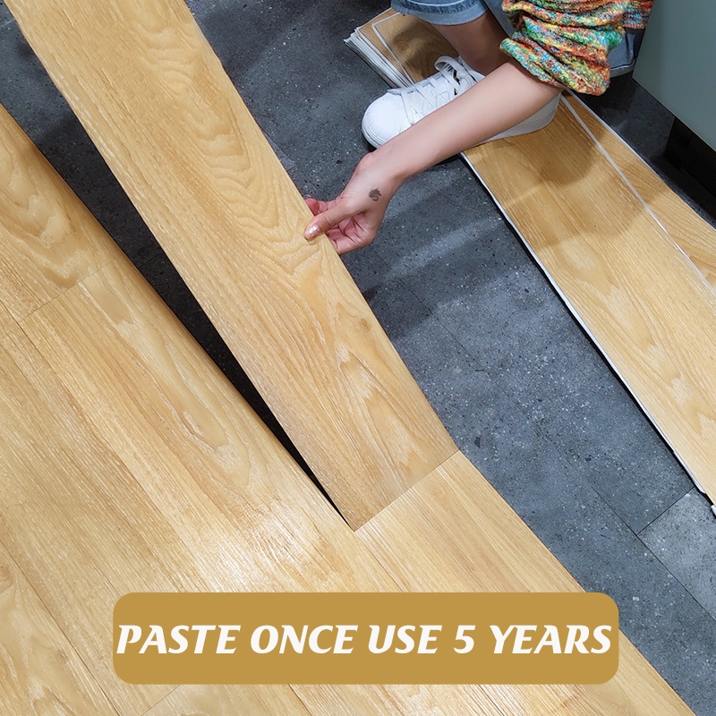 3D vinyl Floor sticker 91x15cm self adhesive tiles Floor stickers Wood