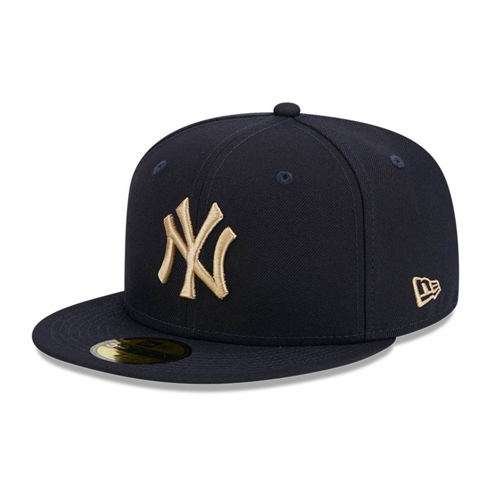 New York Yankees MLB Laurel Sidepatch Navy 59FIFTY Fitted Cap | Shopee ...