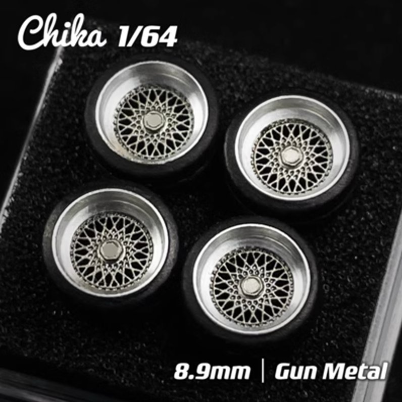 Nabe's Chika Wheels 1:64 Scale BBS RS-I 8.9mm Diecast Wheel Swap ...