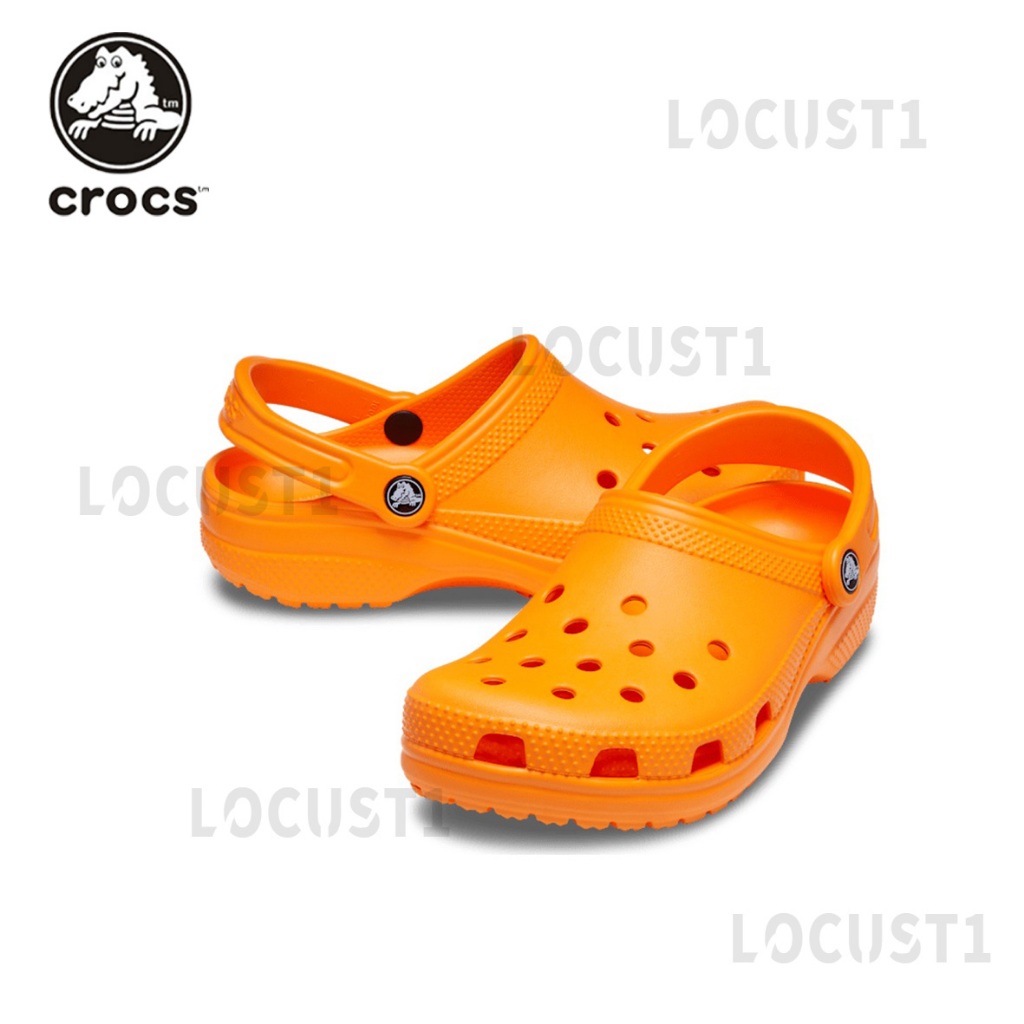 Neon orange clearance crocs