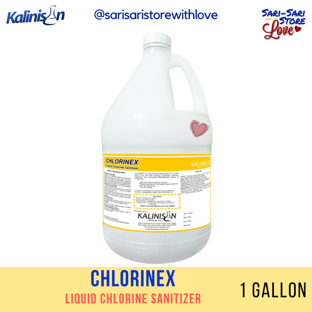 Kalinisan/Clean Solutions Chlorinex, Liquid Chlorine Sanitizer