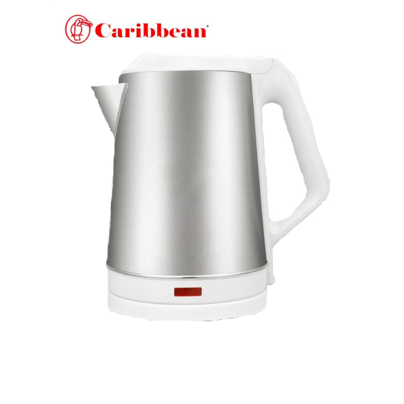 Caribbean Electric Kettle Water Heater (2 Liters / 2000ml)Concealed Stainless Heating Eleme