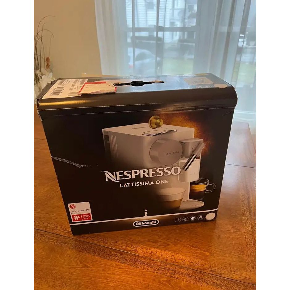 Nespresso EN510W lattissima One Coffee Expresso Maker Delonghi porcelain white Shopee Philippines