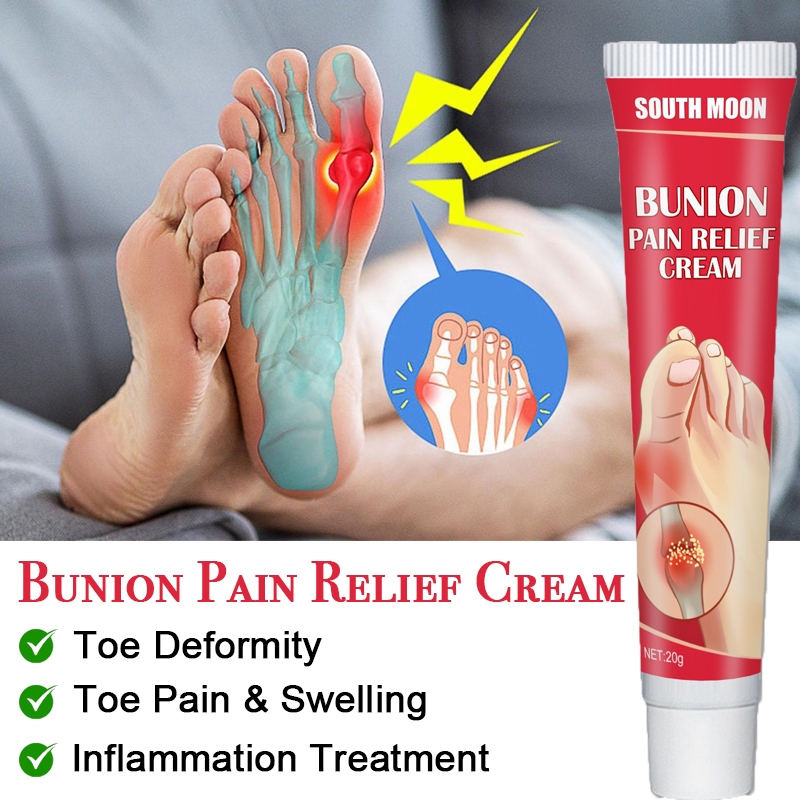 Bunion Pain Relief Cream Tendon Arthritis Toe Joint Hallux Valgus Pain