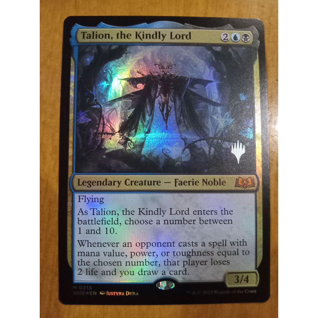 talion mtg card Talion, the Kindly Lord (v1) - Full Art Borderless Alter main image 0