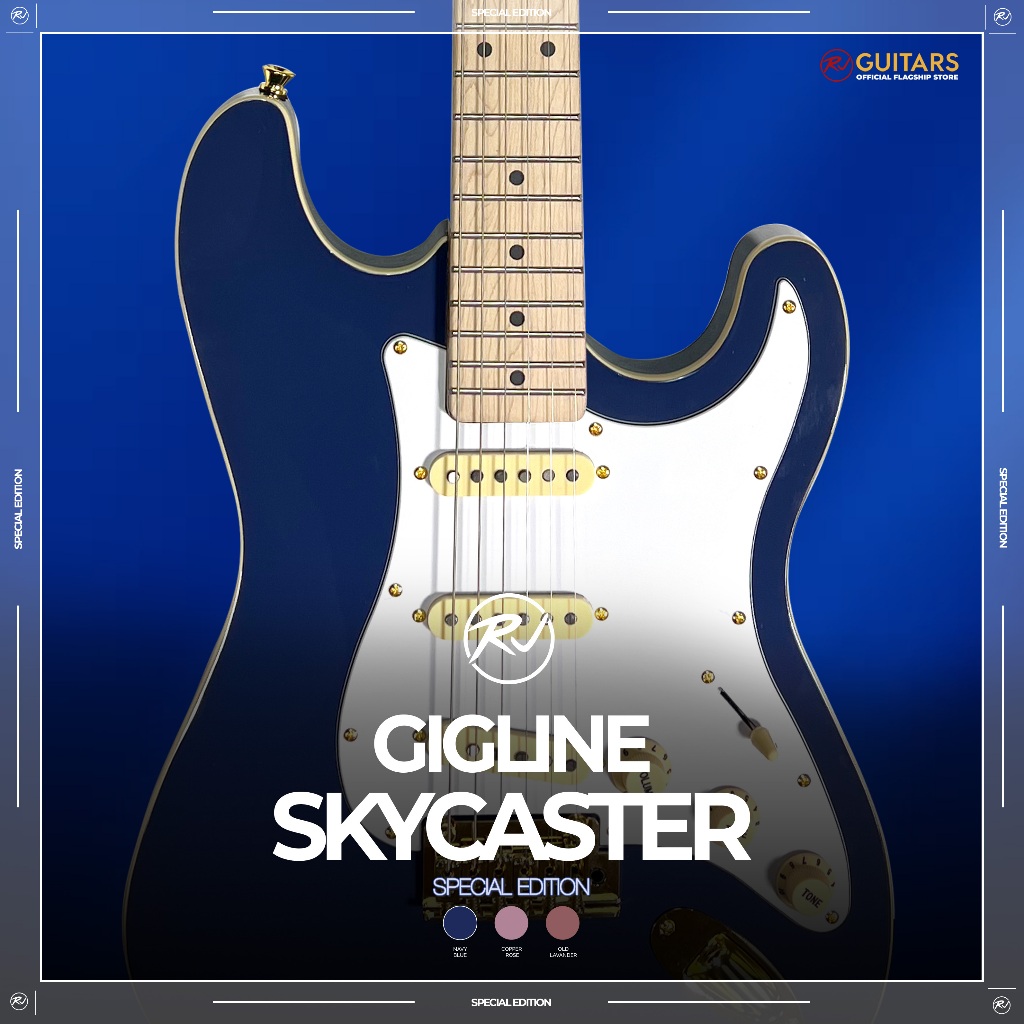 RJ Gigline Skycaster Special Edition Electric Guitar (Stratocaster) Shopee Philippines