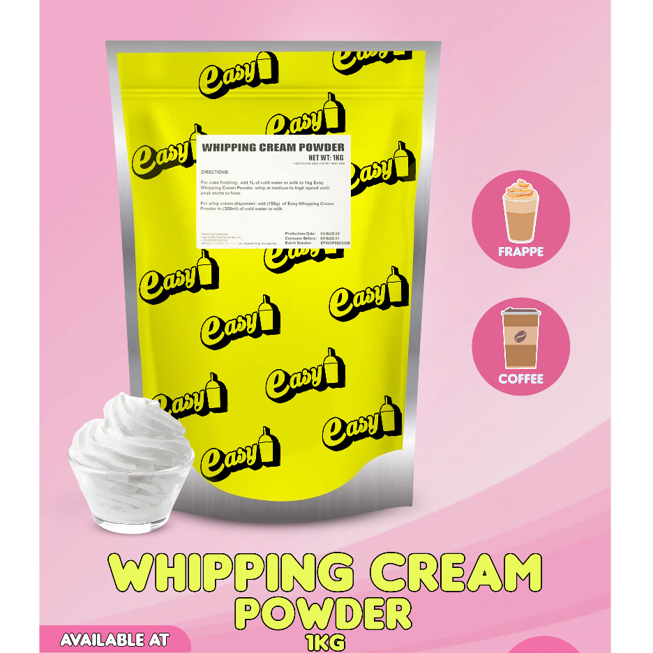 Whipping cream powder for ice online cream