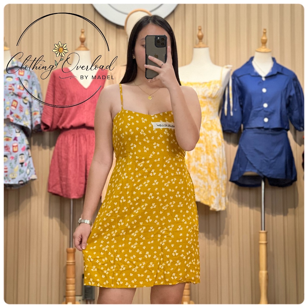 CARLOS STRING DRESS CLOTHING OVERLOAD BY MADEL Shopee Philippines