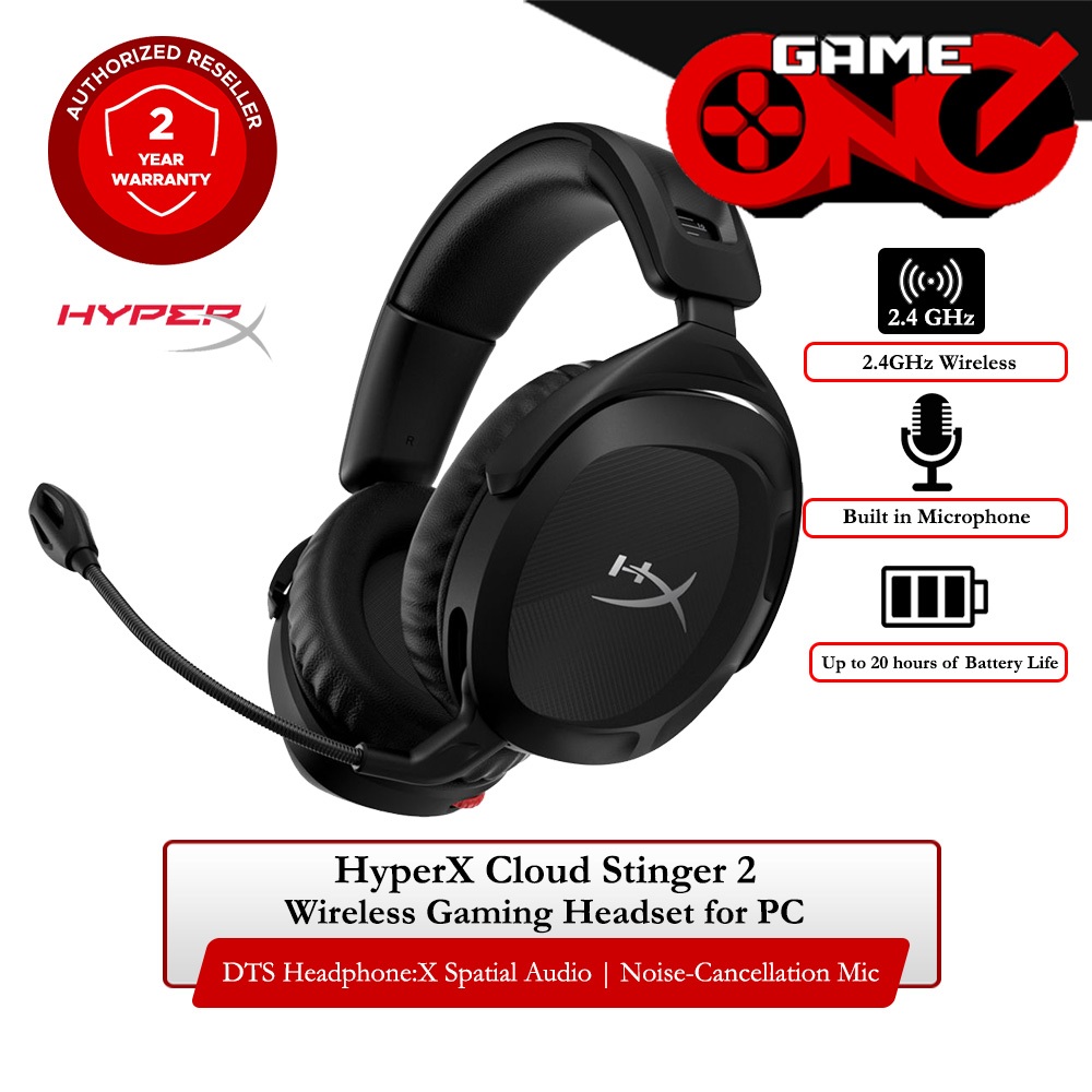 HyperX Cloud Stinger 2 Wireless Gaming Headset Shopee Philippines