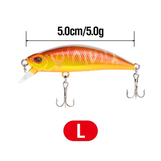 SUKE Fishing Lure Top Water SwimBait Lure 3D Eyes Minnow Buzz Bait Lure  5g/5cm Fish